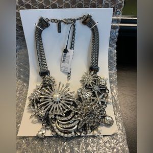 NWT WHBM Crystal Celestial Statement Necklace